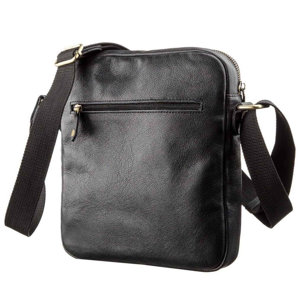 Сумка Shvigel Чоловіча шкіряна Чорна (19111) - зображення 2