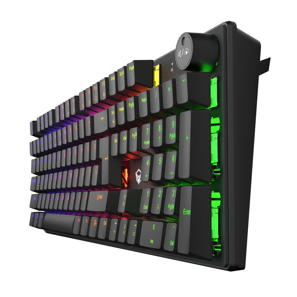 Клавіатура Meetion MK009 RD USB Type-C Black (MT-MK009RD-A-RUA) - зображення 7