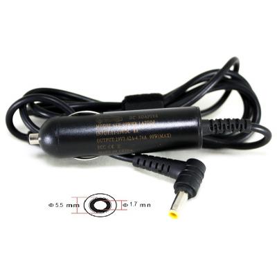 Блок живлення до ноутбуку PowerPlant ACER 12V, 19V 90W 4.74A (5.5*1.7) автомобильный (ACA90F5517) - зображення 1