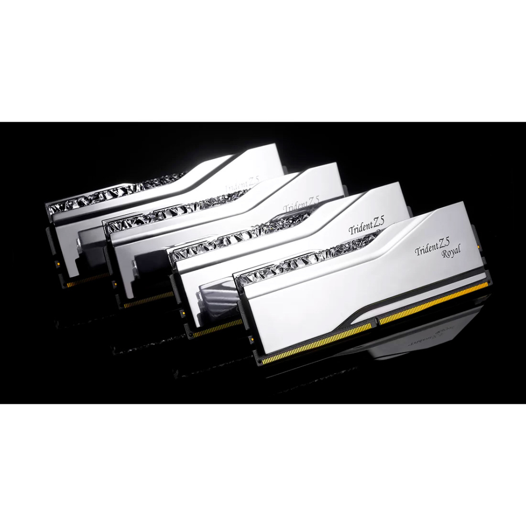 Модуль пам'яті для комп'ютера DDR5 32GB (2x16GB) 7200 MHz Trident Z5 Royal Silver G.Skill (F5-7200J3445G16GX2-TR5S) - зображення 6