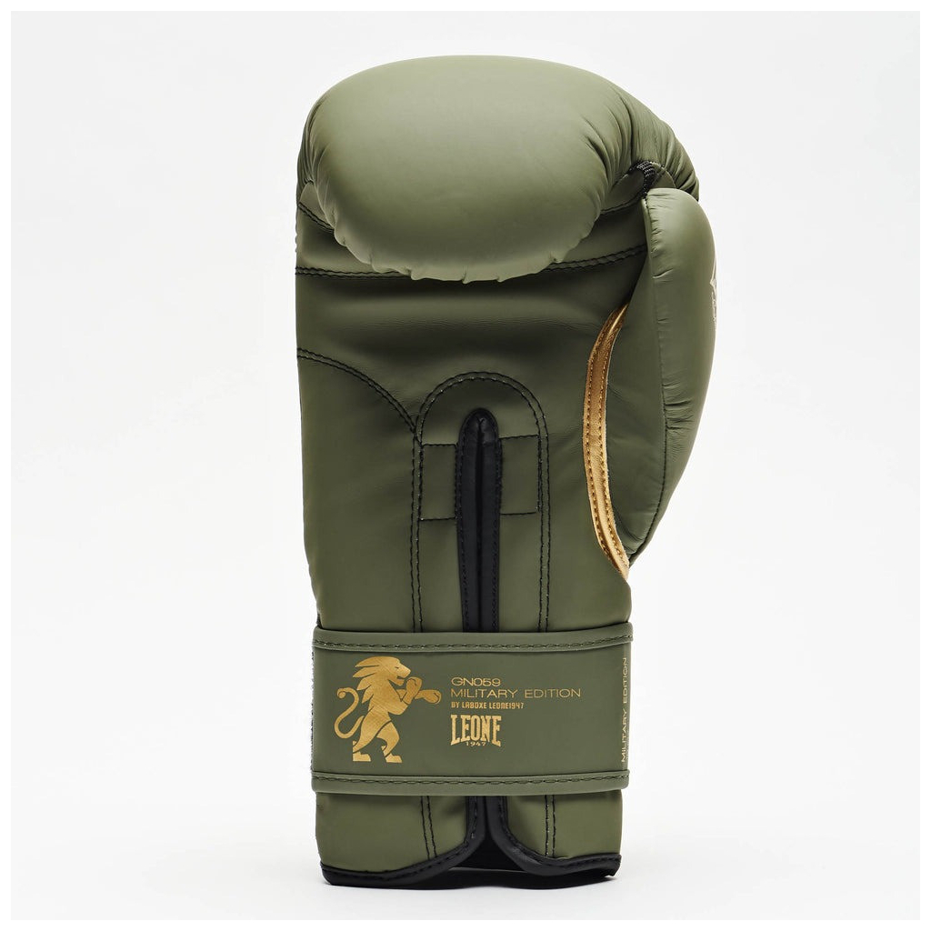 Боксерські рукавички Leone GN059G Military Edition Green 10 унцій (GN059G_Green_10oz) - зображення 6