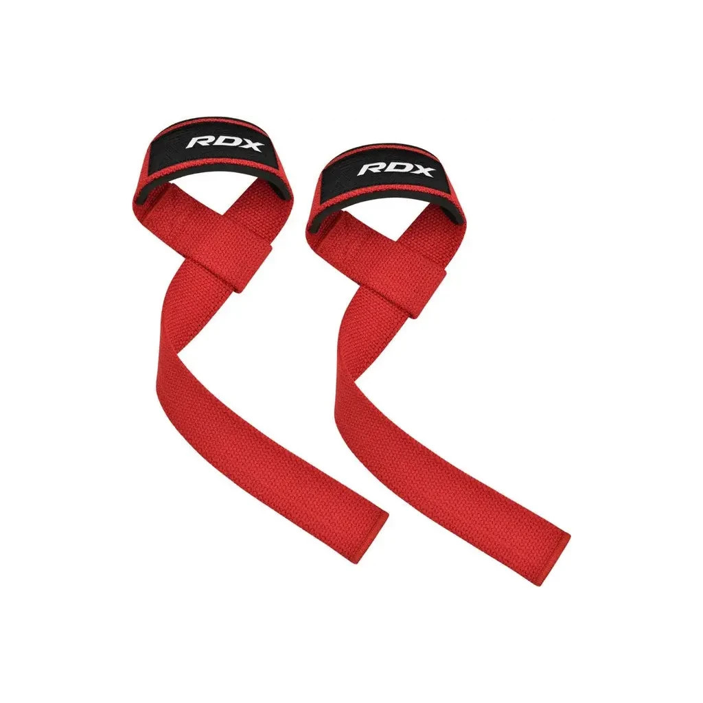 Кистьові лямки RDX W1 Gym Single Strap Red Plus (WAN-W1R+) - зображення 2