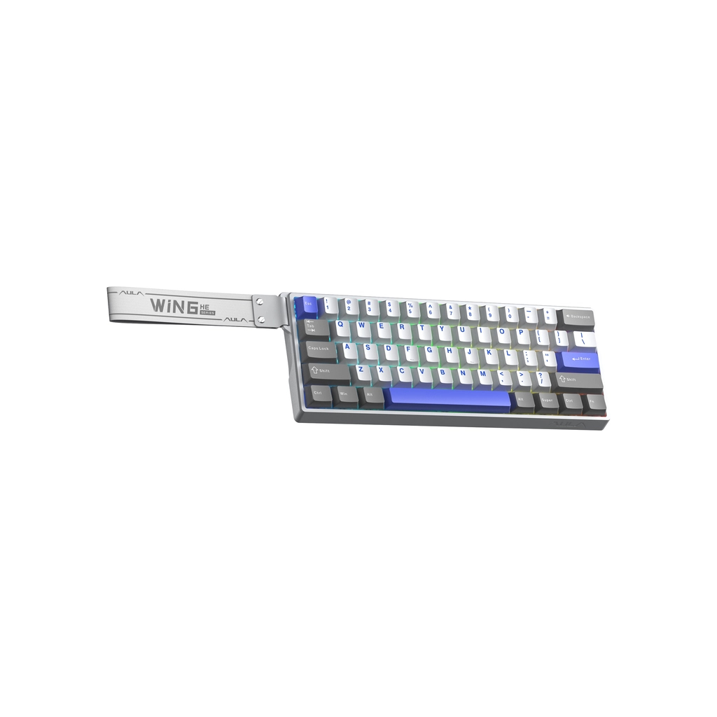 Клавіатура Aula WIN68 HE Max Magnetic Switch USB UA Grey (6978080504081) - зображення 2