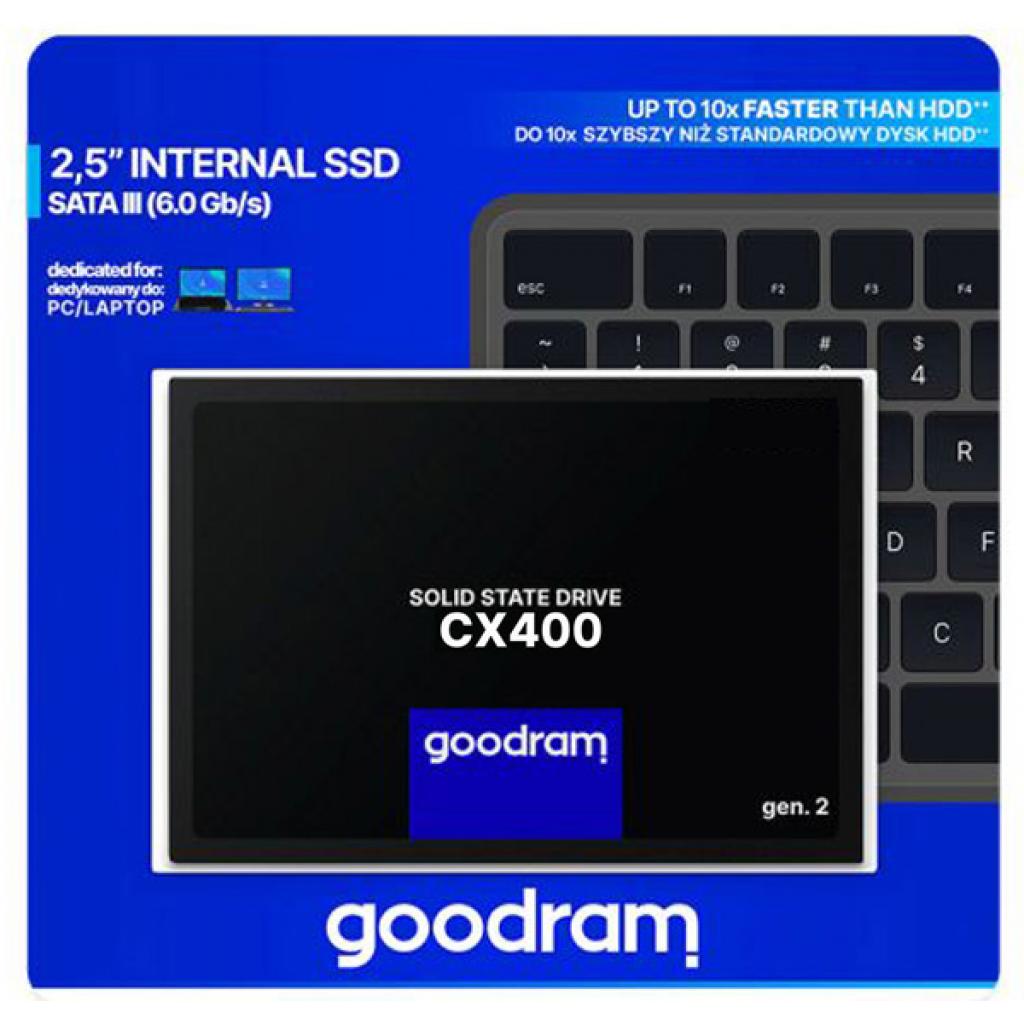 Накопичувач SSD 2.5" 256GB Goodram (SSDPR-CX400-256-G2) - зображення 4