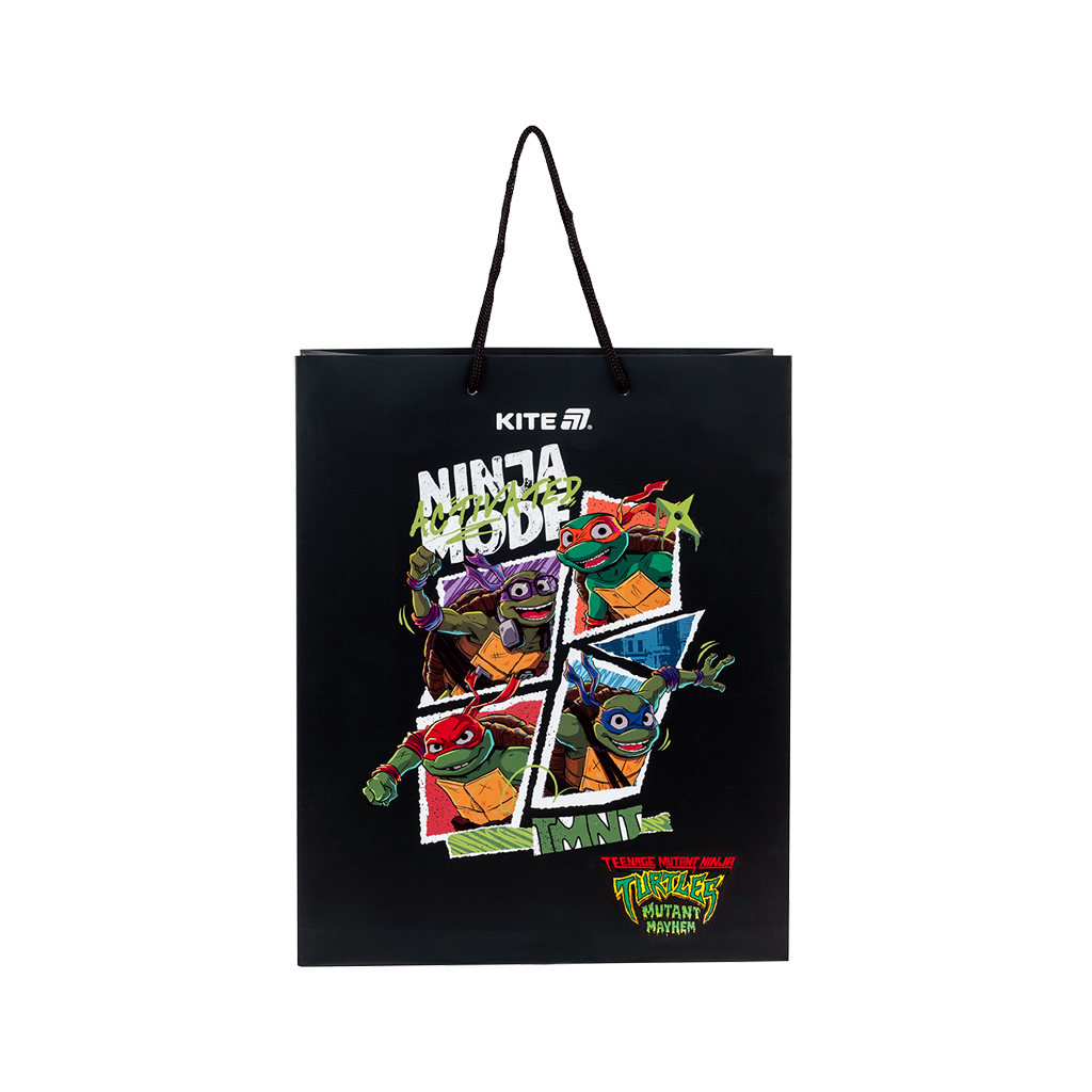 Подарунковий пакет Kite Ninja Turtles, 26х32 см (NT25-266) - изображение 2