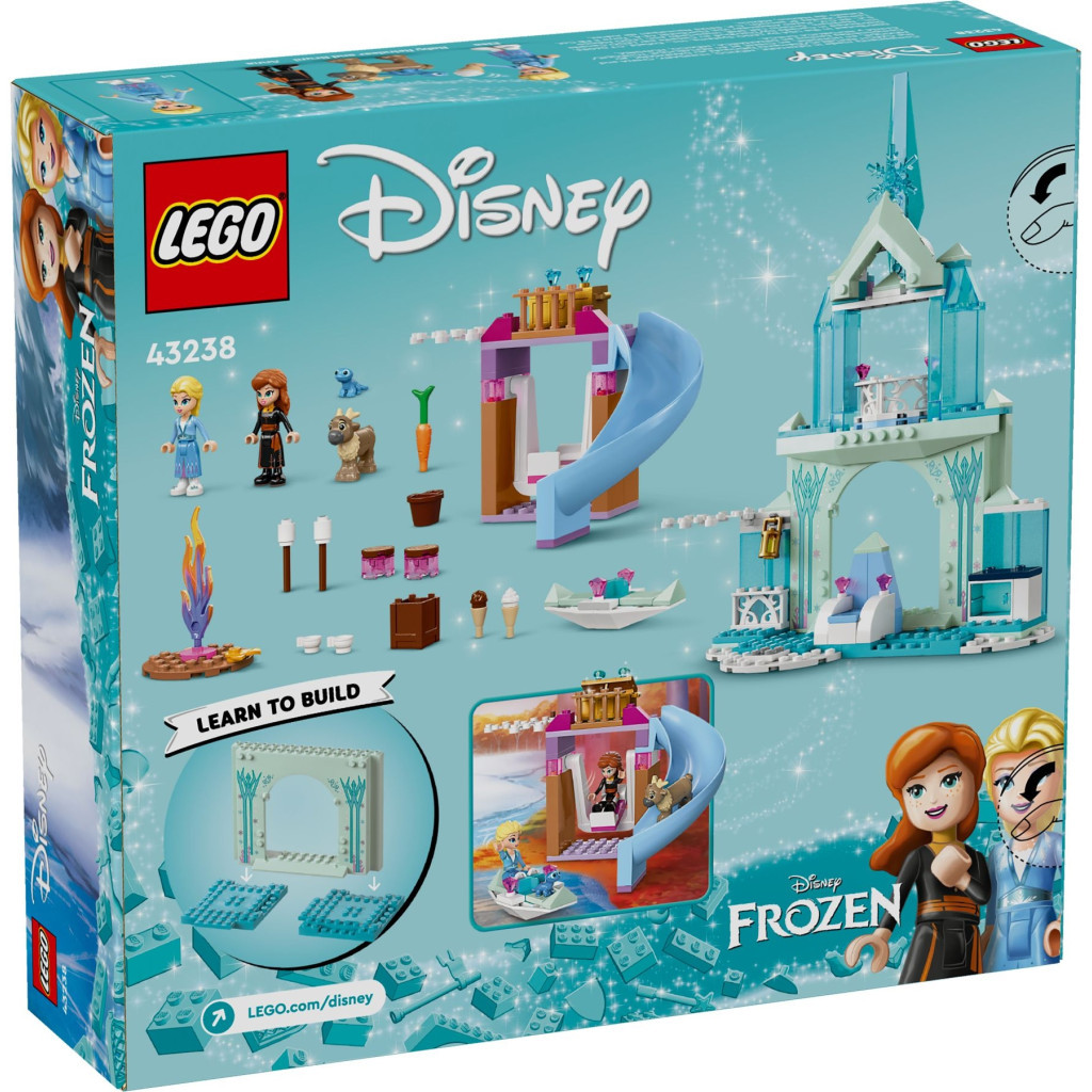 Конструктор LEGO Disney Крижаний палац Ельзи 163 деталей (43238) - зображення 6