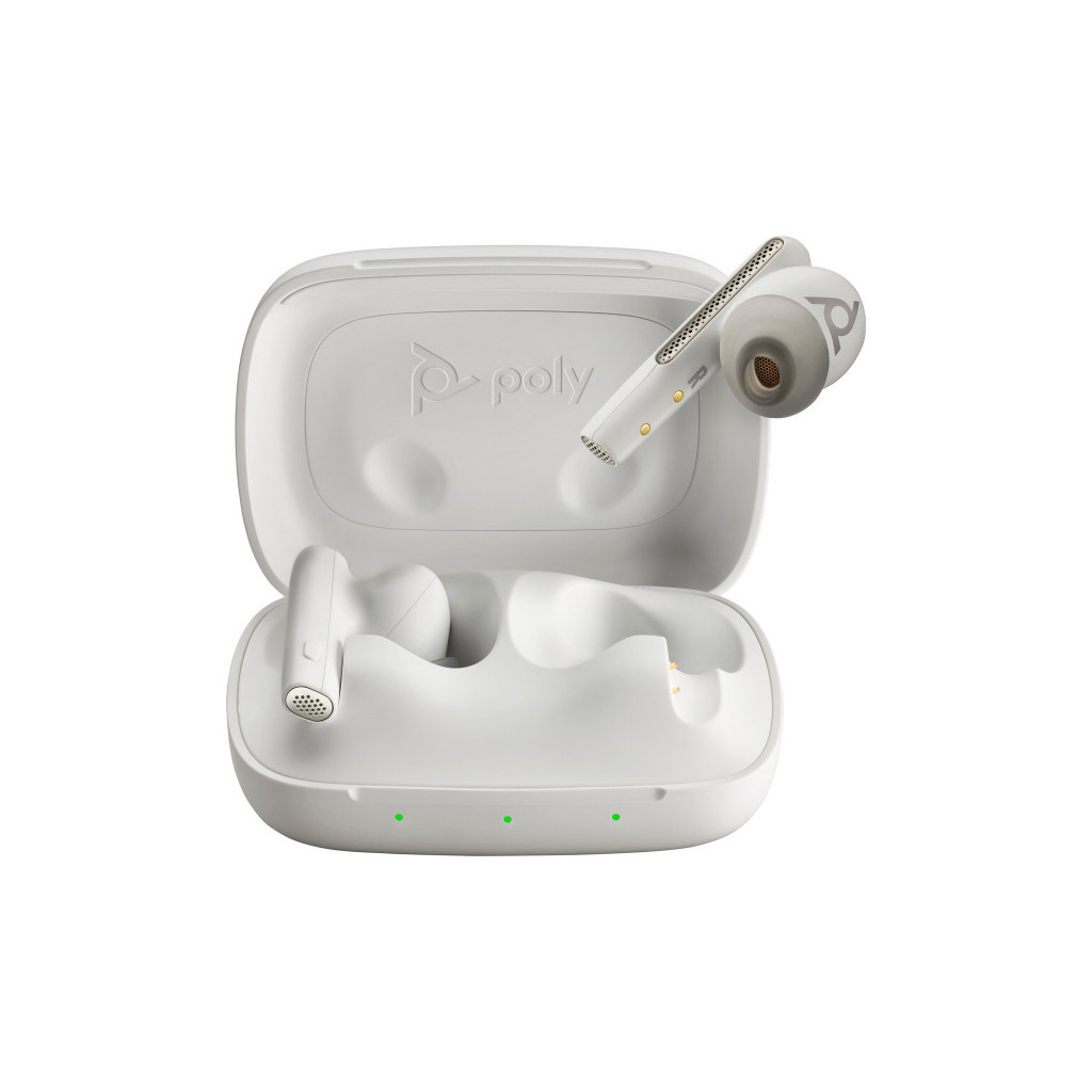 Навушники Poly Voyager Free 60 Earbuds + BT700A + BCHC White (7Y8L3AA) - зображення 5