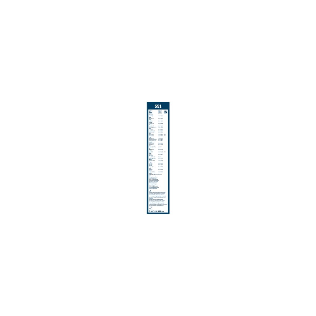 Щітка склоочисника Bosch 3 397 118 422 - зображення 3