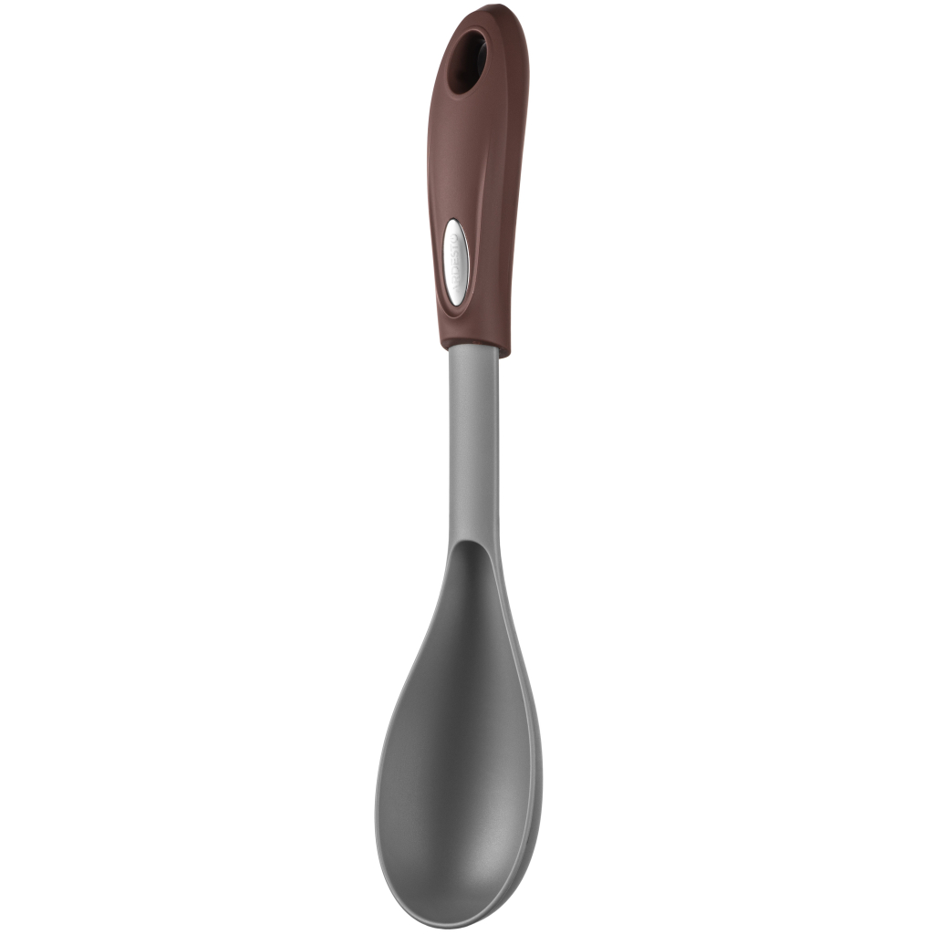 Ложка кухарська Ardesto Gemini, 32см, нейлон, сіро-коричневий (AR2140PG) - зображення 3