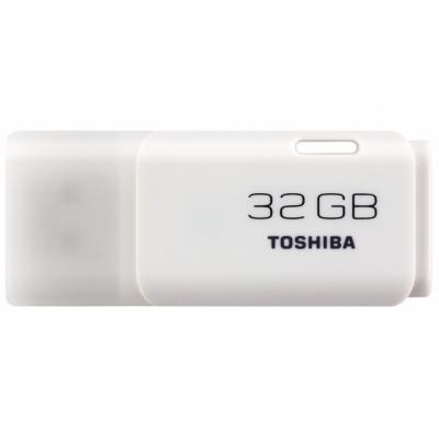 USB флеш накопичувач Toshiba 32GB Hayabusa White USB 2.0 (THN-U202W0320E4) - зображення 1