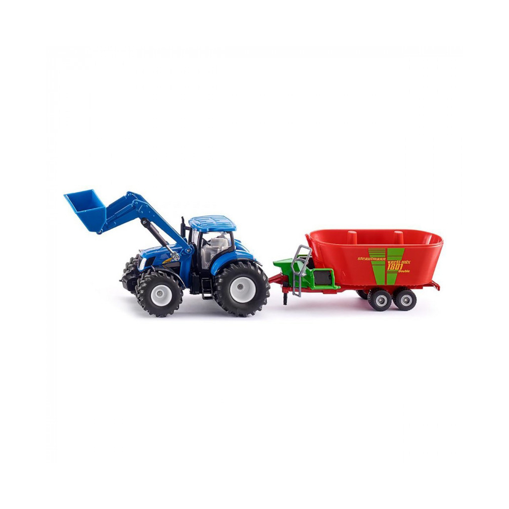 Спецтехніка Siku Фронтальний навантажувач New Holland (6332720) - зображення 1