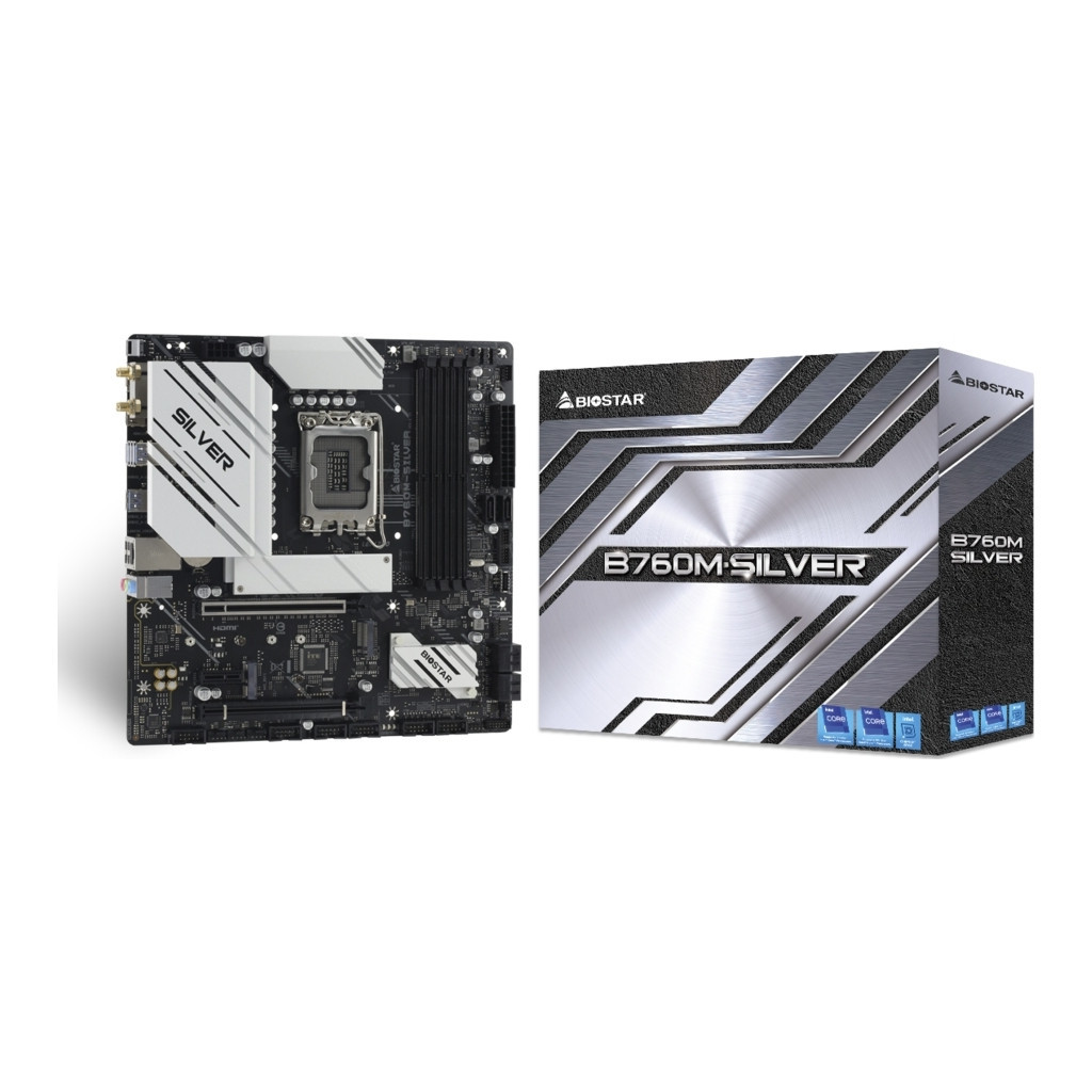 Материнська плата Biostar B760M-SILVER - зображення 4