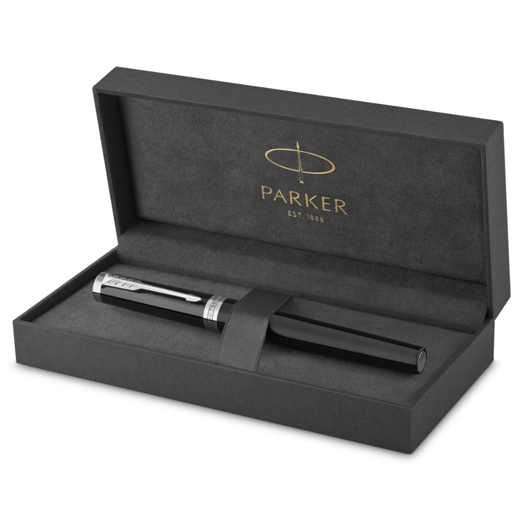 Ручка пір'яна Parker INGENUITY Black Lacquer CT FP F (60 111) - зображення 5