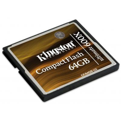 Карта пам'яті Kingston 64Gb Compact Flash 600x (CF/64GB-U3) - зображення 2