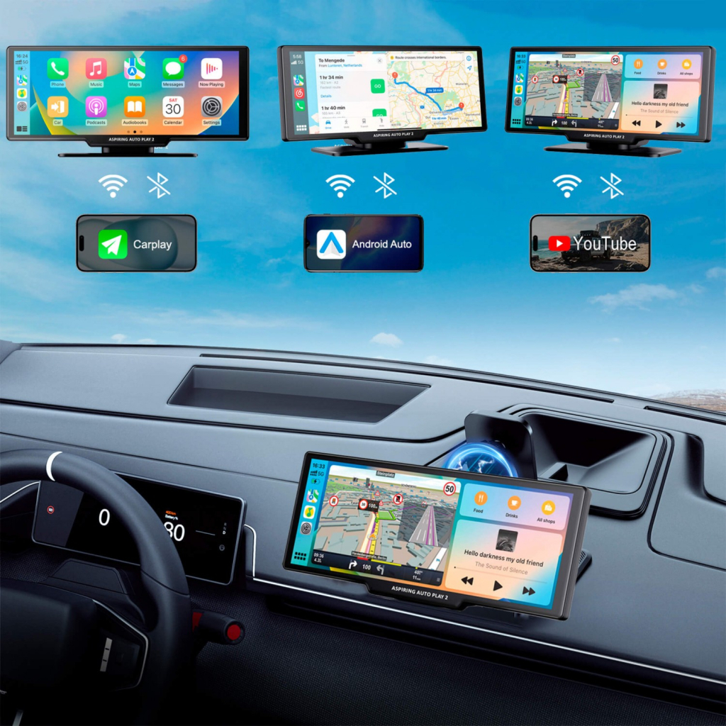Автомобільний монітор Aspiring Auto Play 2, Magnet, CarPlay, Android auto - изображение 8