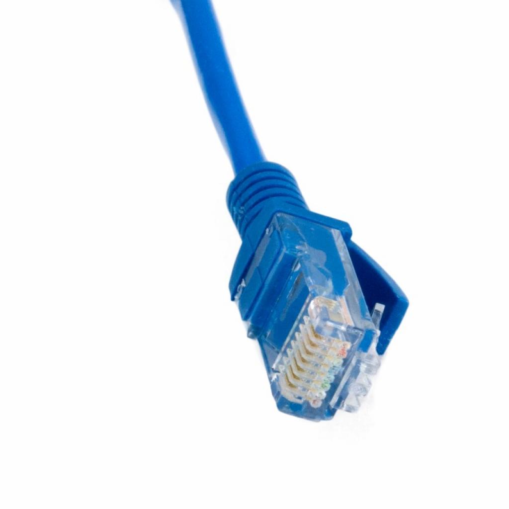 Патч-корд Extradigital 2.4м, UTP, cat.5e, CCA, blue (KBP1768) - изображение 2