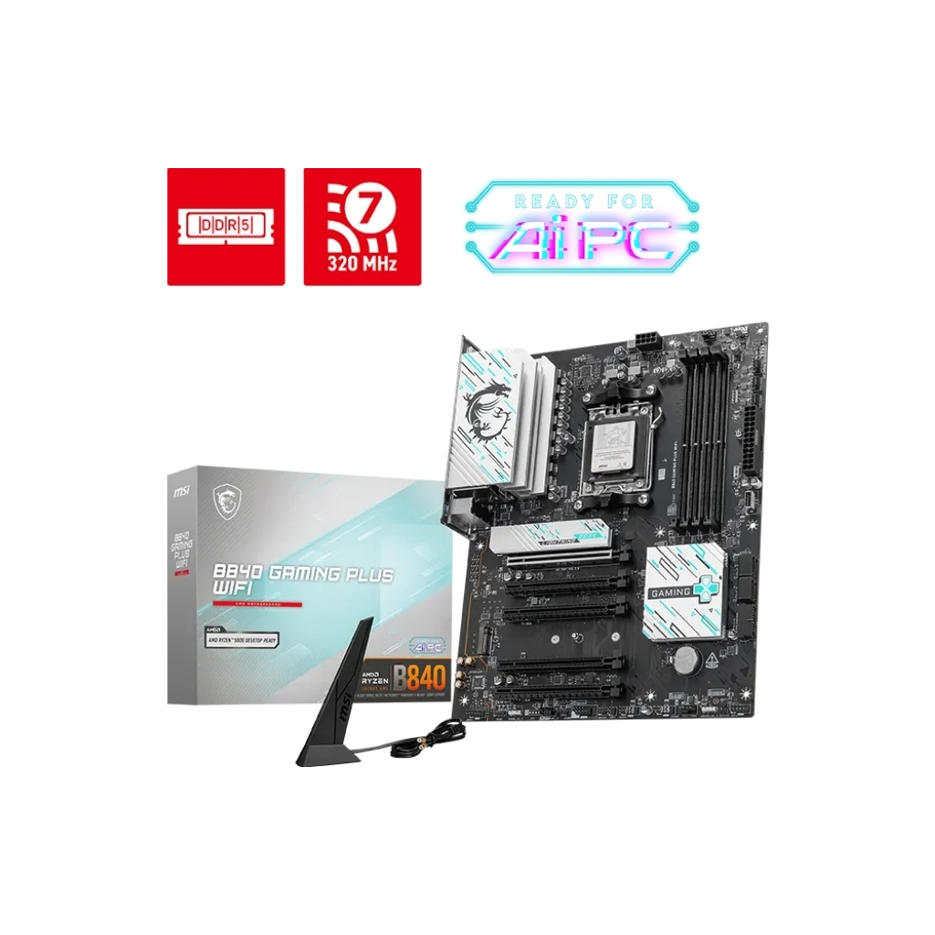 Материнська плата MSI B840 GAMING PLUS WIFI - зображення 5