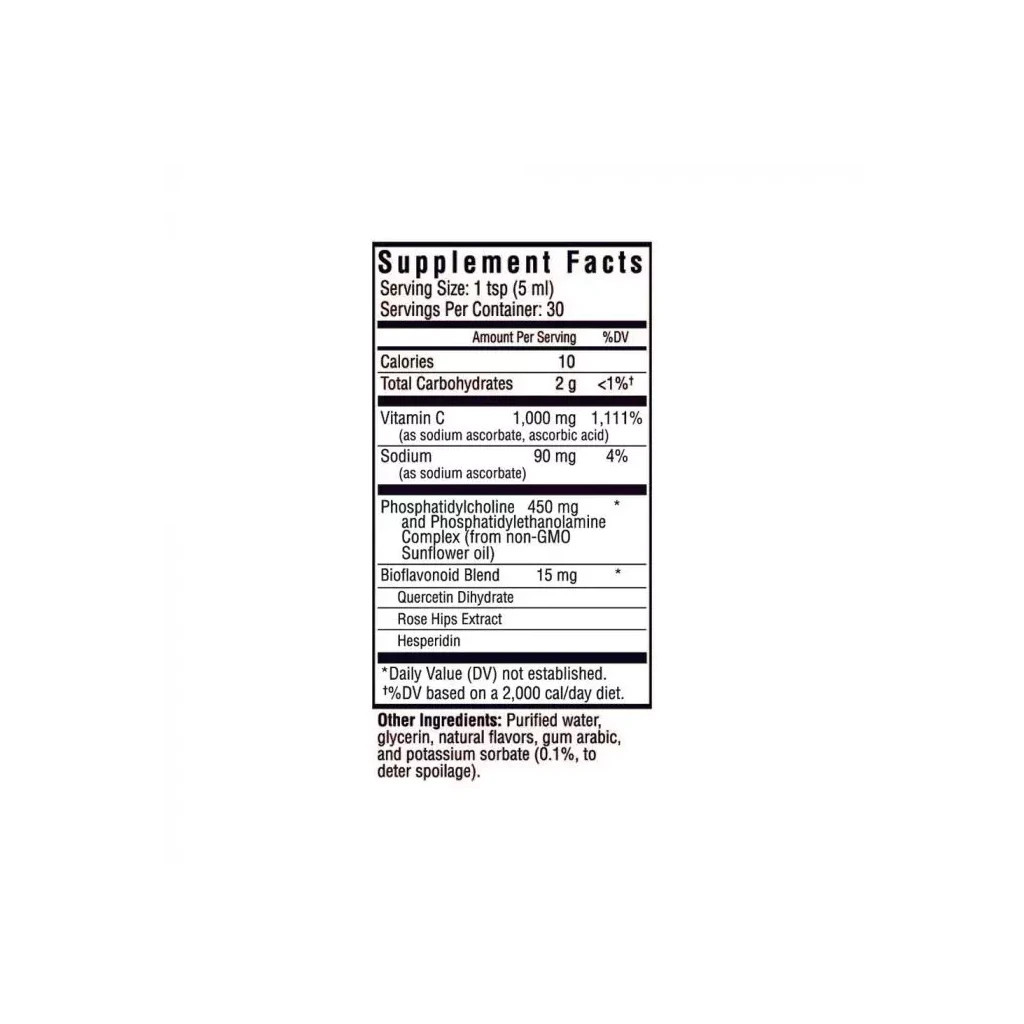 Вітамінно-мінеральний комплекс Seeking Health Вітамін С ліпосомальний, Optimal Liposomal Vitamin C Plus, 150 мл (SKH52131) - зображення 2