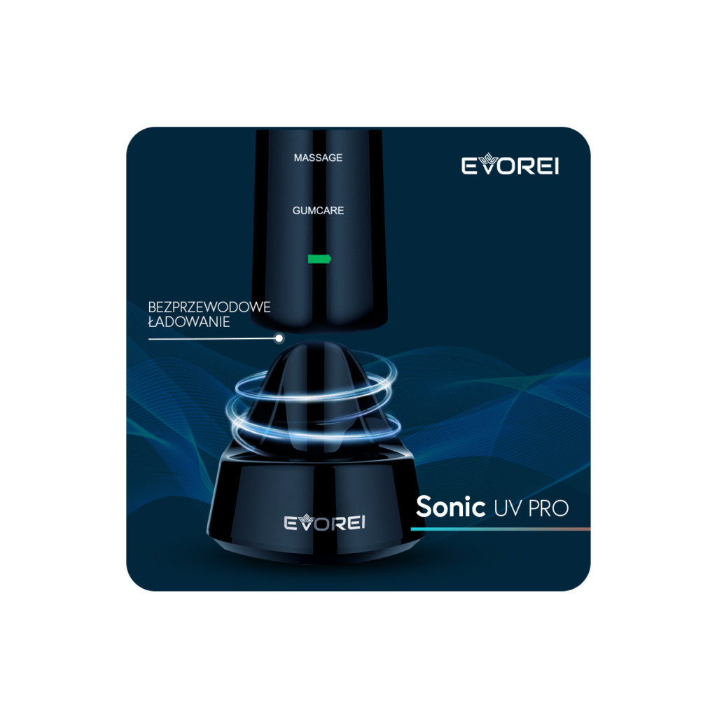 Електрична зубна щітка Evorei SONIC UV PRO SONIC TOOTH BRUSH (592479671901) - зображення 9
