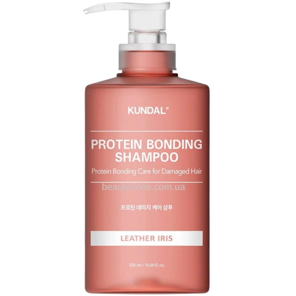 Шампунь Kundal Protein Bonding Shampoo Leather Iris 500 мл (8809809429010) - зображення 1