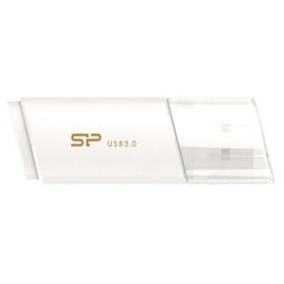 USB флеш накопичувач Silicon Power 128GB Blaze B06 White USB 3.0 (SP128GBUF3B06V1W) - зображення 1