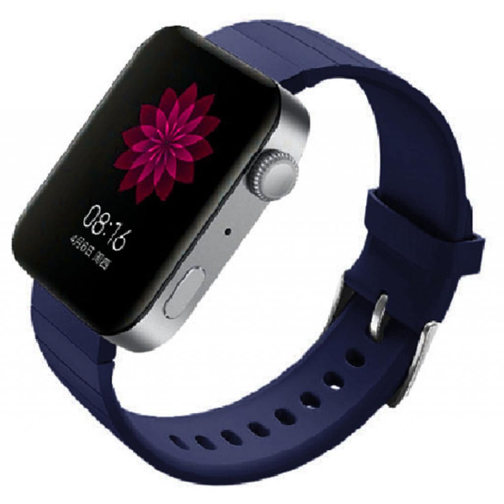 Ремінець до смарт-годинника BeCover Silicone для Xiaomi Mi Watch Deep Blue (704511) - зображення 2