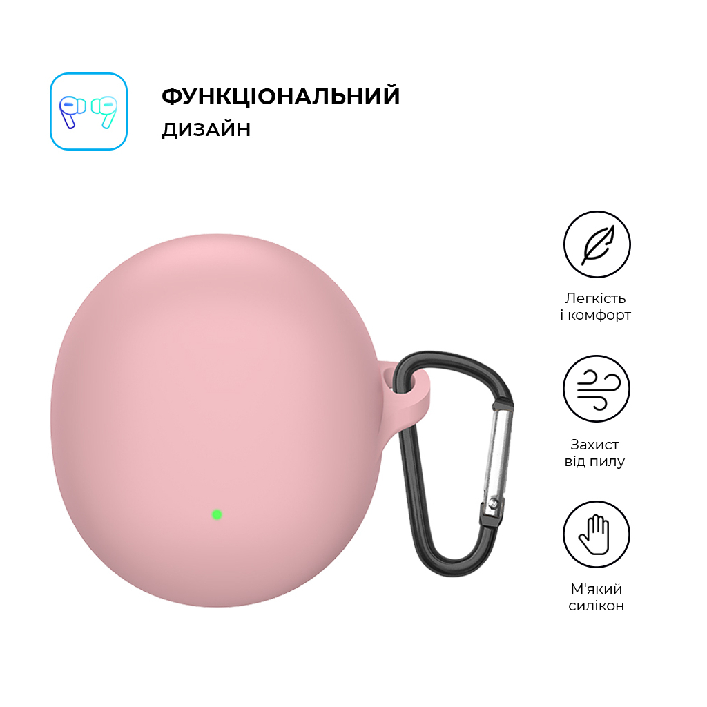 Чохол для навушників Armorstandart Hang Case для OPPO Enco Air3 Pink (ARM79942) - зображення 2