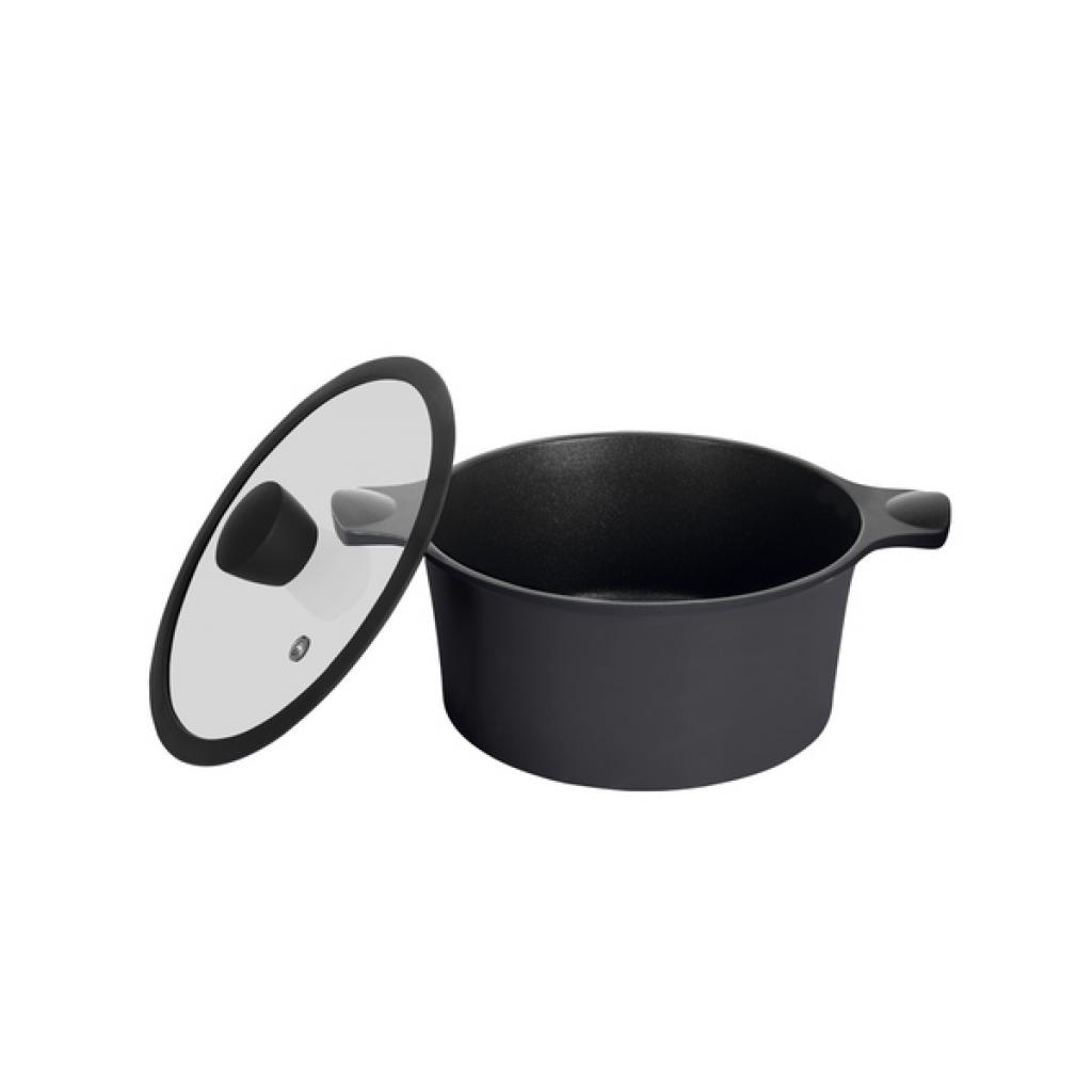 Каструля Ringel Zitrone black с крышкой 4,2 л (RG-2108-24/1 BL) - зображення 2