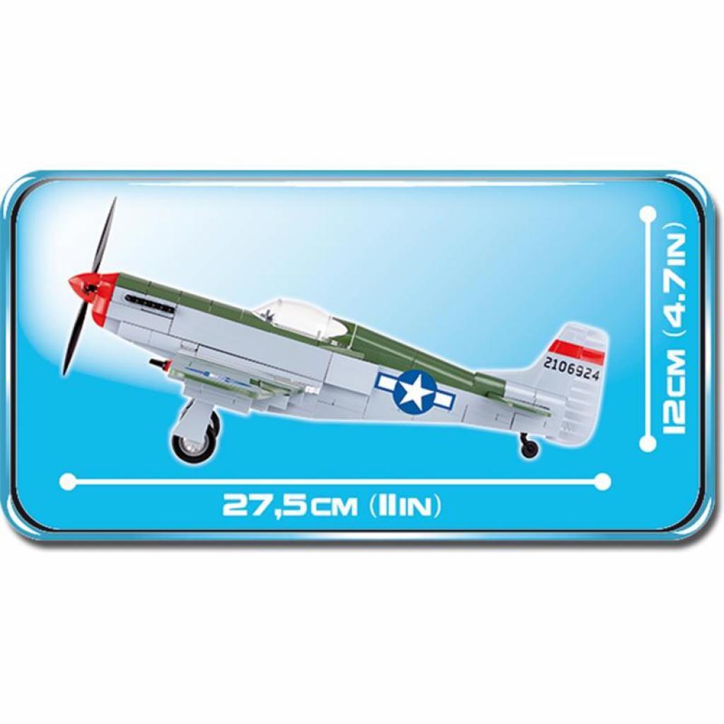Конструктор Конструктор Cobi Друга Світова Війна Літак Мустанг (COBI-5513) (5902251055134) - зображення 5