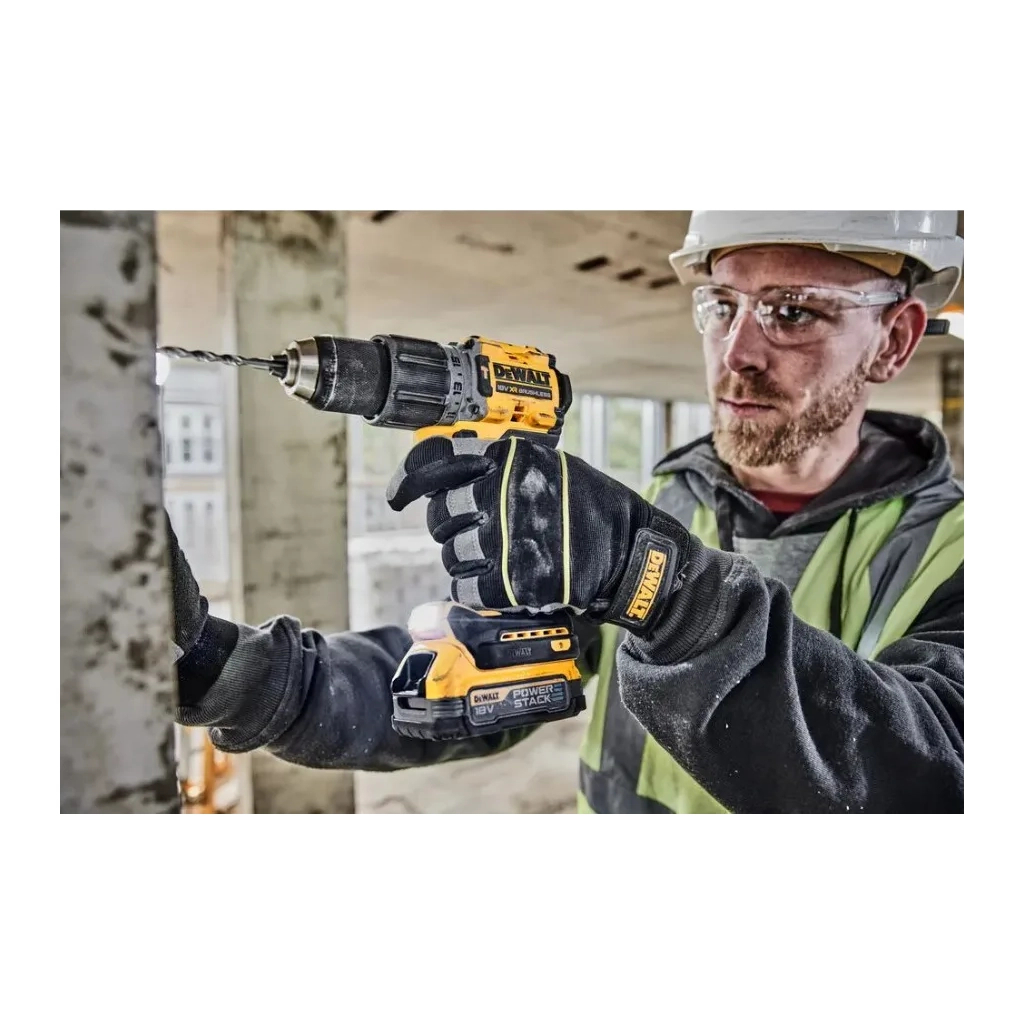 Шуруповерт DeWALT XR Li-Ion PowerStack 90 Нм, 18V 2x1.7Ah, кейс TSTAK (DCD805E2T) - зображення 7