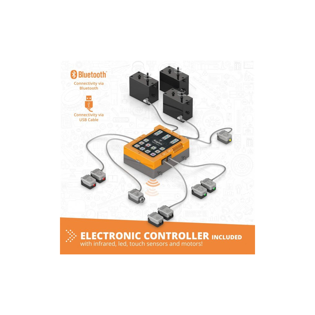 Конструктор Engino STEM & Robotics Pro Set v2 з акумулятором (E30-1B) - зображення 5