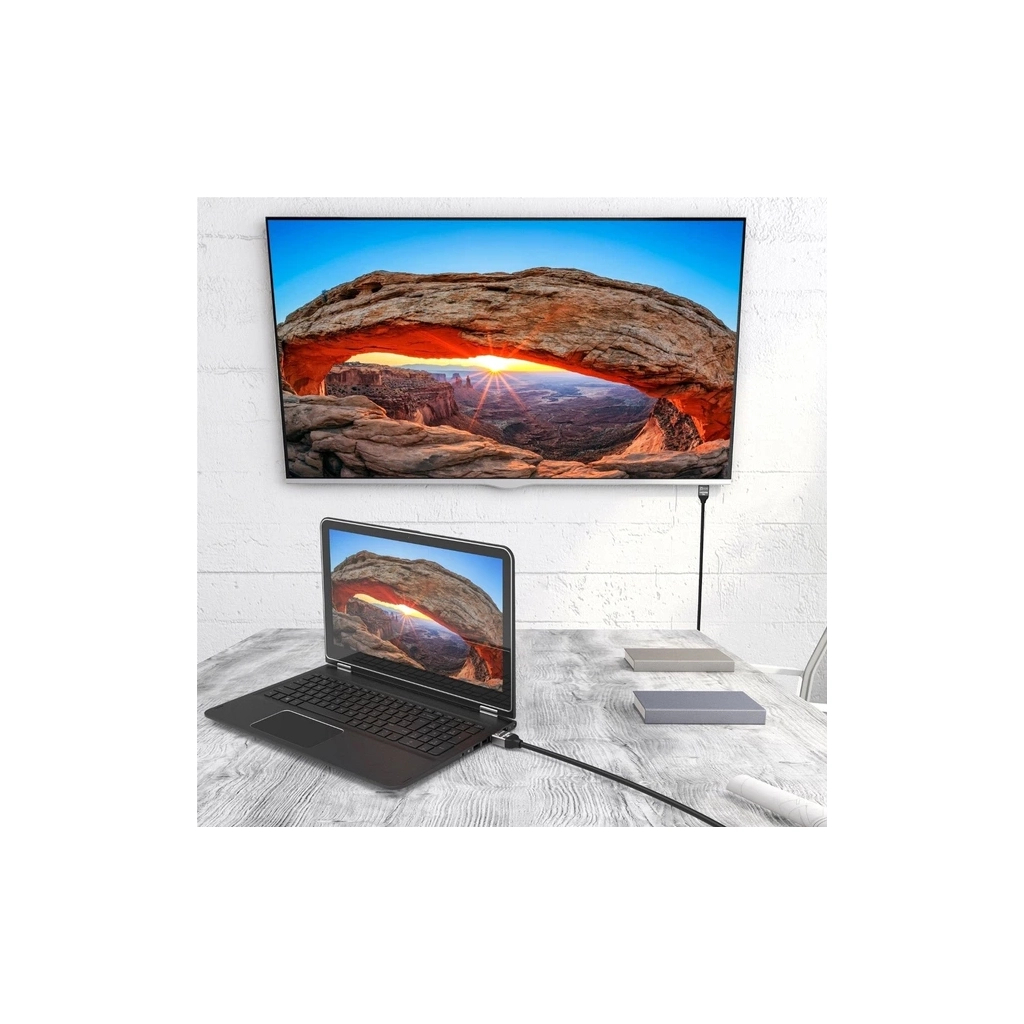 Кабель мультимедійний HDMI M to HDMI M 2.0m V2.1 8K 60Hz HDR10 HLG 48Gbp J5create (JDC53-N) - picture 4