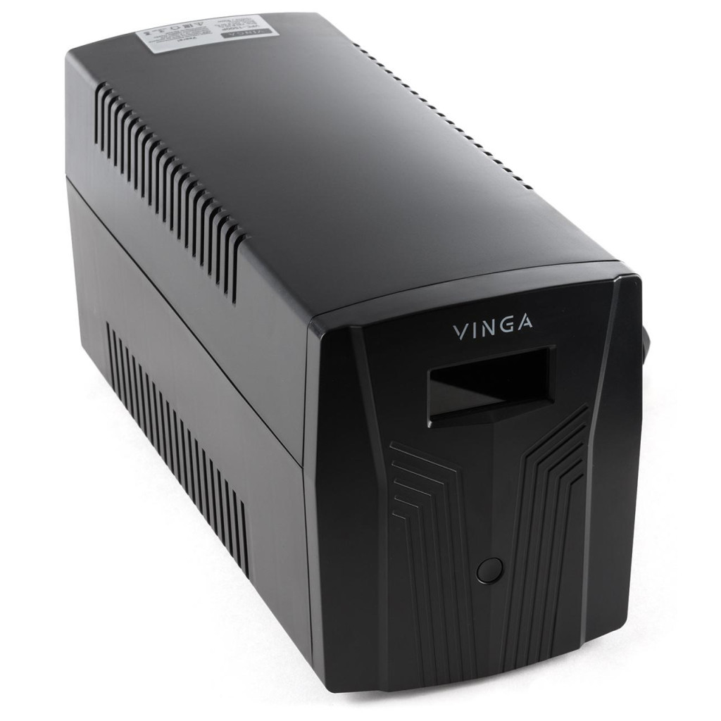 Пристрій безперебійного живлення Vinga LCD 1200VA plastic case with USB (VPC-1200PU) - зображення 9