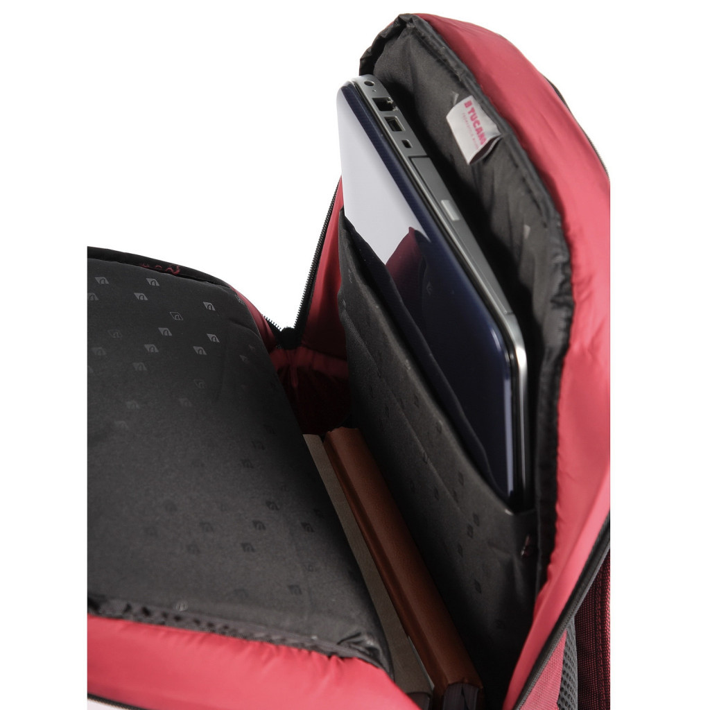 Рюкзак для ноутбука Tucano 15.6" Loop Backpack Burgundy (BKLOOP15-BX) - зображення 8
