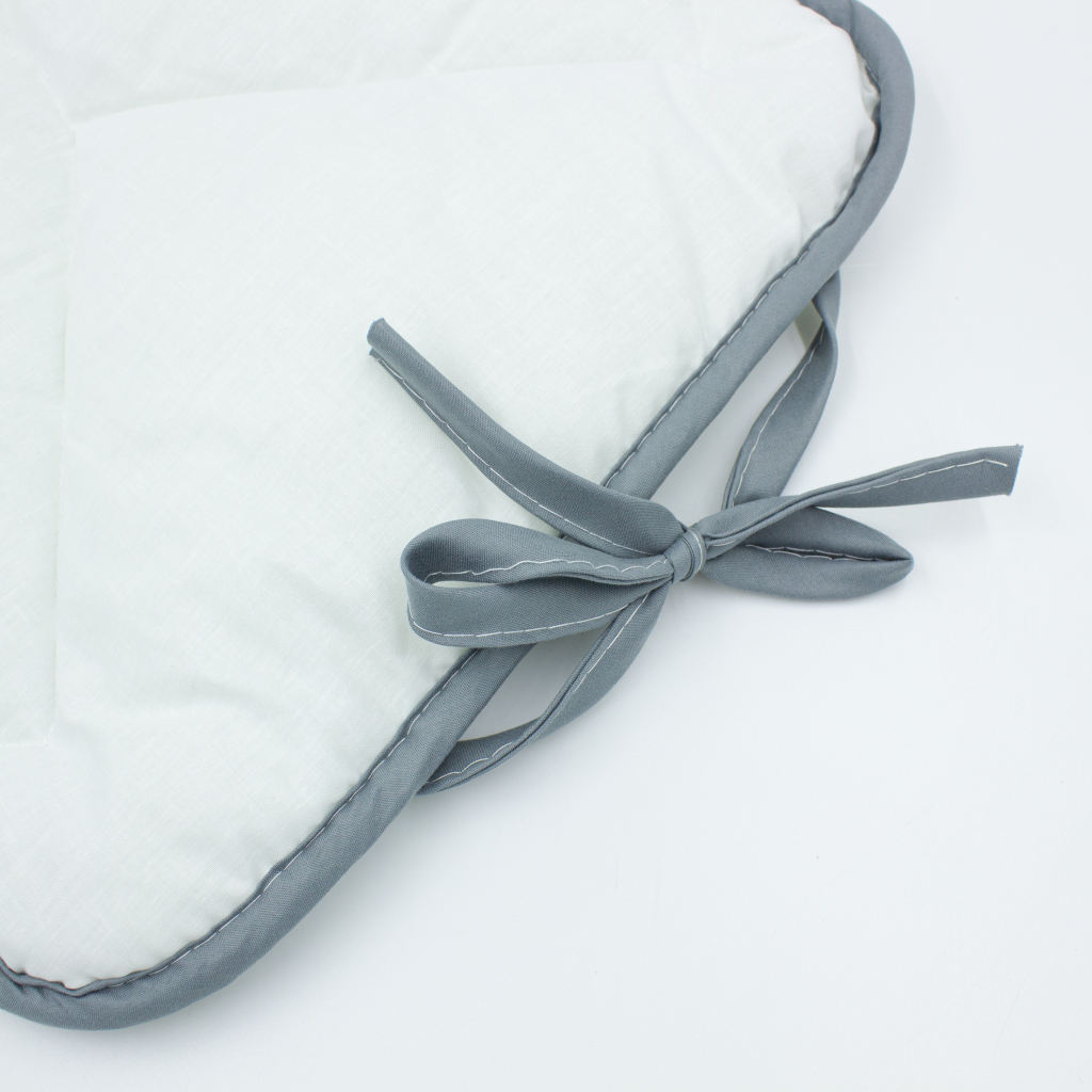 Подушка на стілець MirSon Бязь Royal Pearl Line 40х40 см (2200006185826) - зображення 2