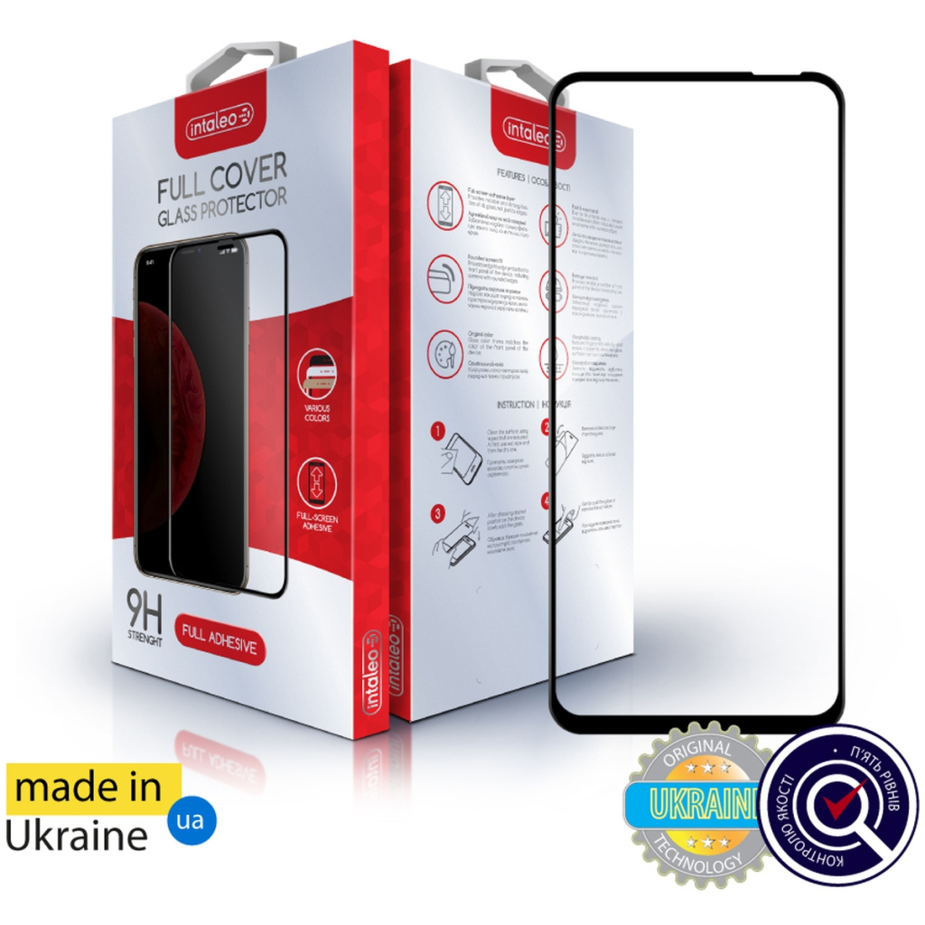 Скло захисне Intaleo Full Glue Infinix Hot 50i Black (1283126607332) - зображення 1