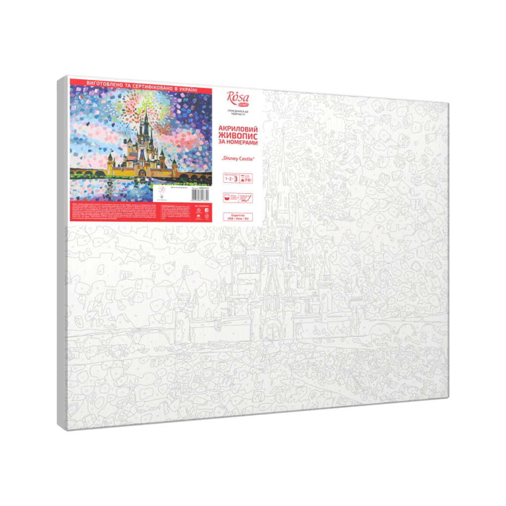 Картина по номерам Rosa Start Disney castle 35х45 см (4823098518822) - зображення 2