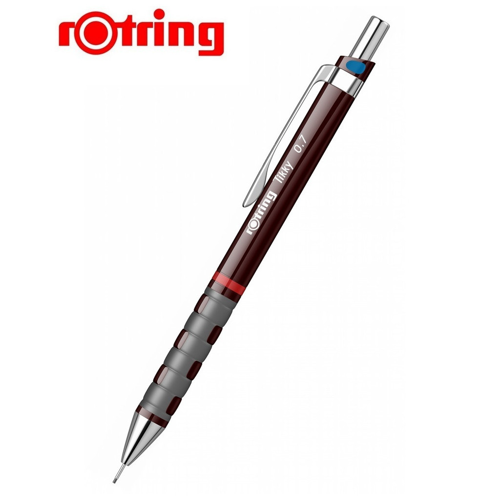 Олівець механічний Rotring Drawing TIKKY Burgundy (ISO) PCL 0,7 (R1904692) - зображення 3
