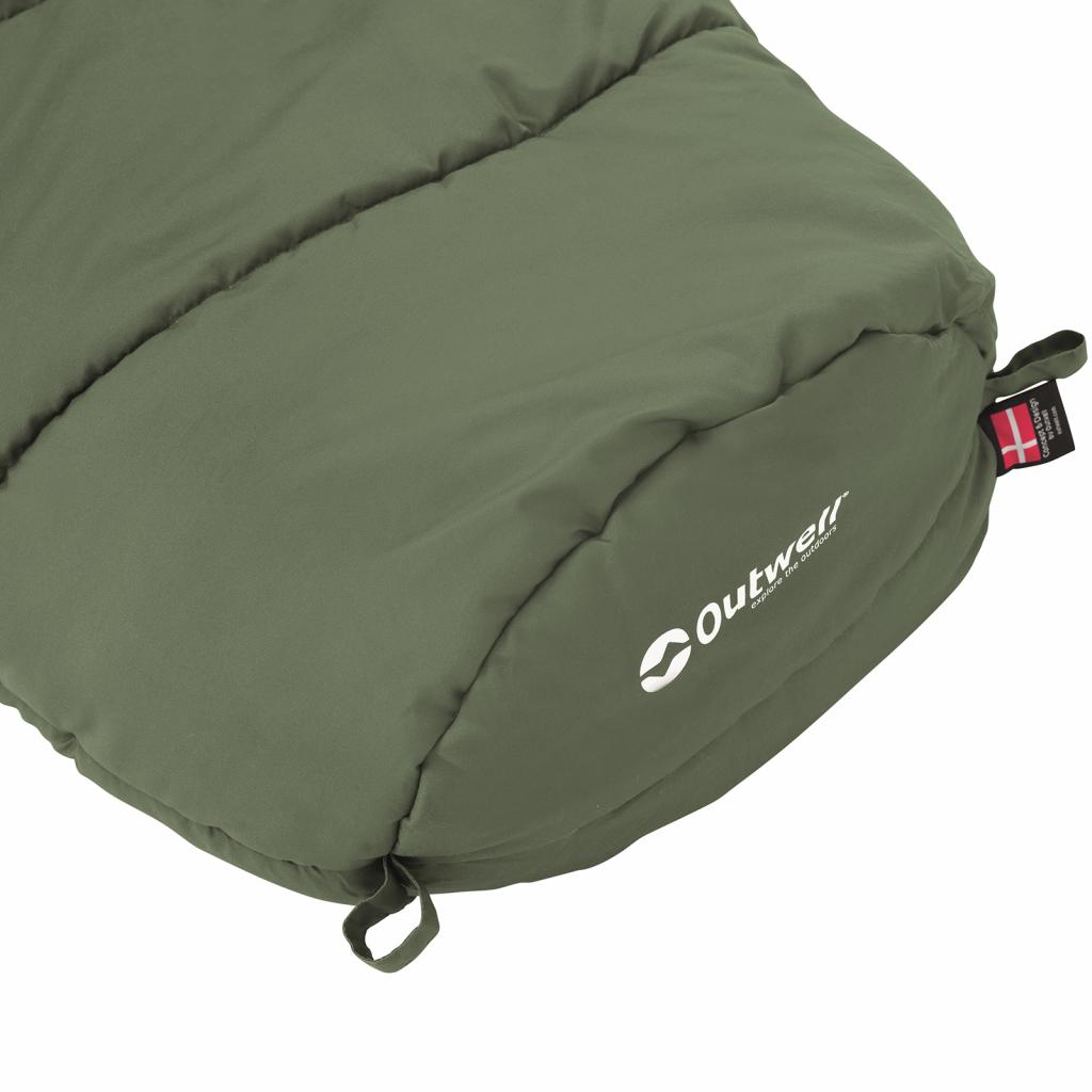 Спальний мішок Outwell Pine +2C Olive Green Left (928741) - зображення 4