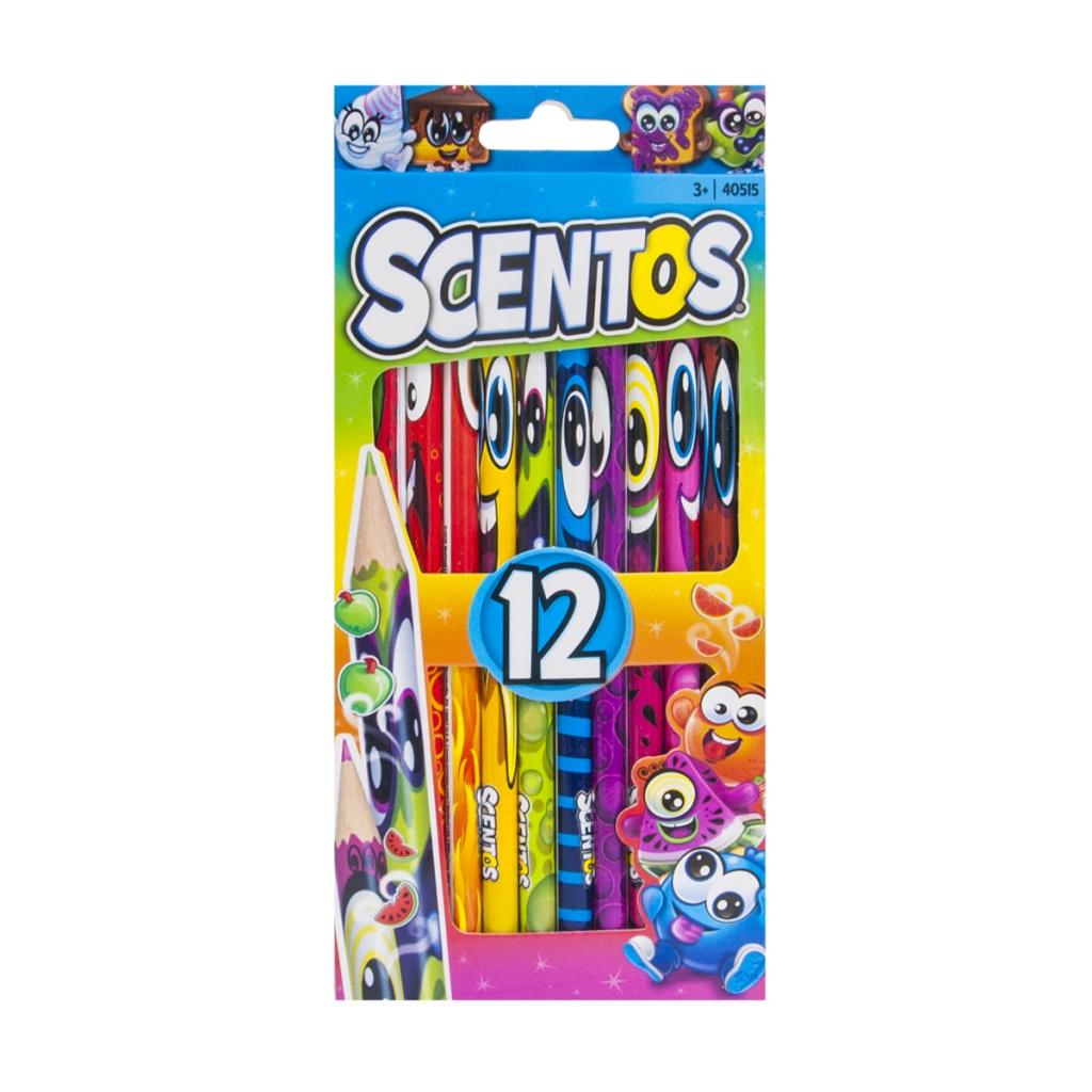 Олівці кольорові Scentos ароматні олівці Фантазія 12 кол (40515) - изображение 1
