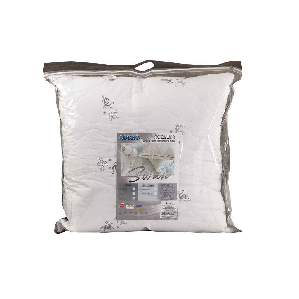 Подушка Руно зі штучного лебединого пуху Swan Luxury 70х70 см (313.52_Swan Luxury) - зображення 8