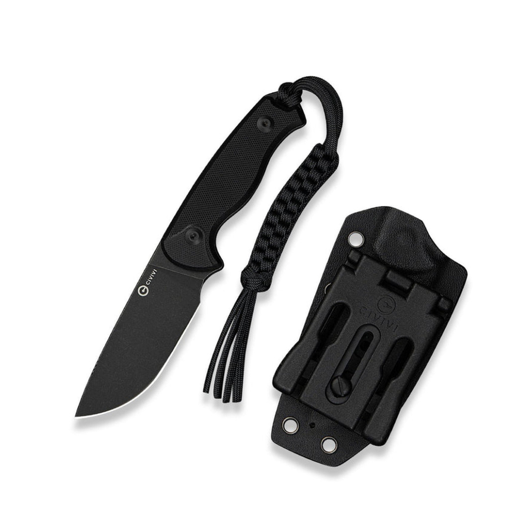 Ніж Civivi Timberbark, Darkwash, чорний G10 (C23094-1) - зображення 5