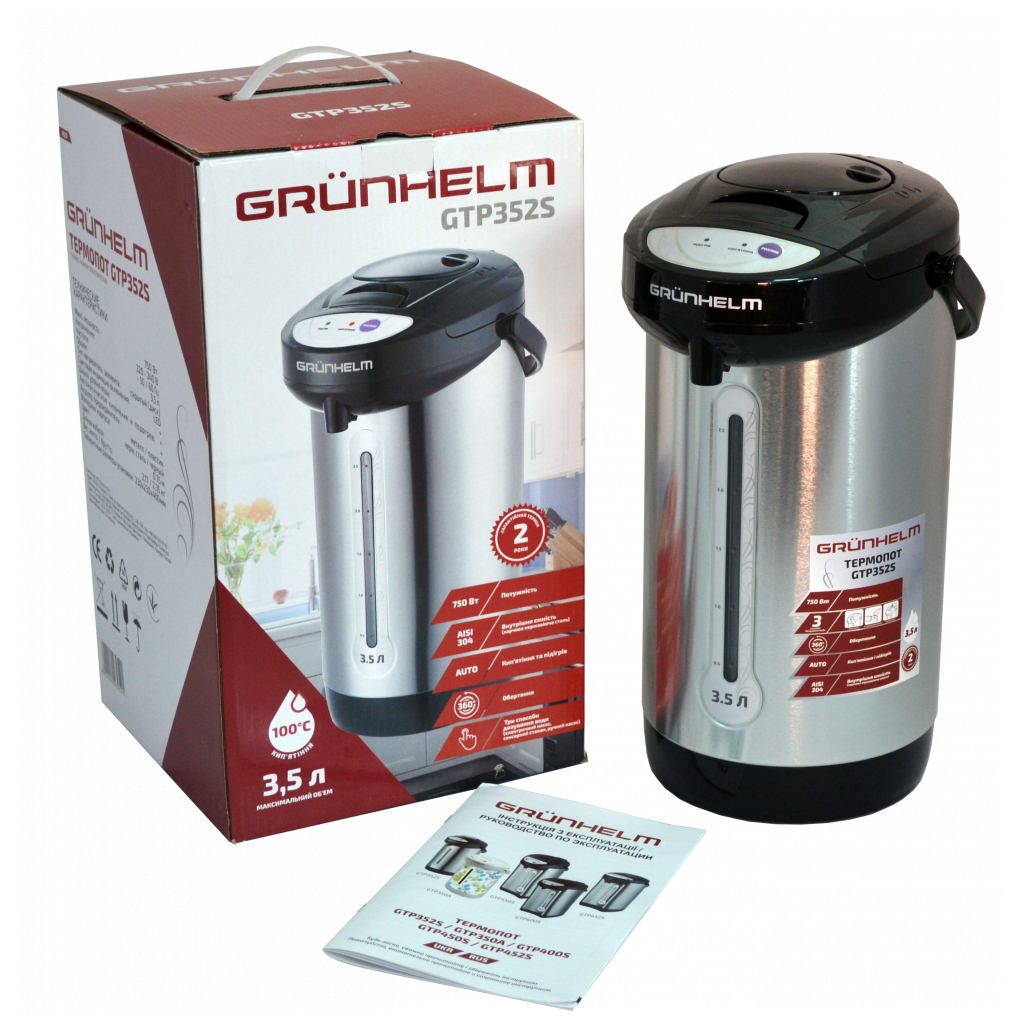 Електрочайник Grunhelm GTP352S - зображення 8