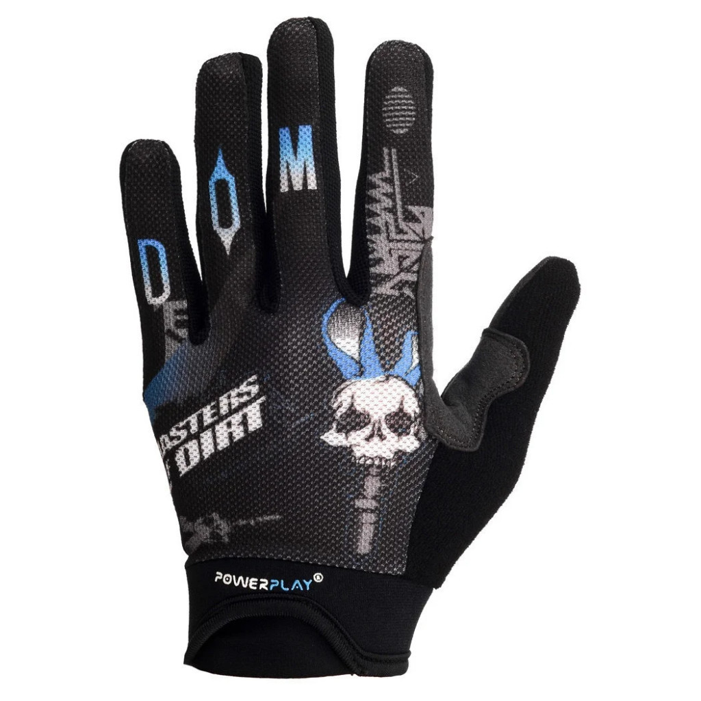 Велорукавиці PowerPlay 6598 Black M (6598_M_Black) - зображення 2