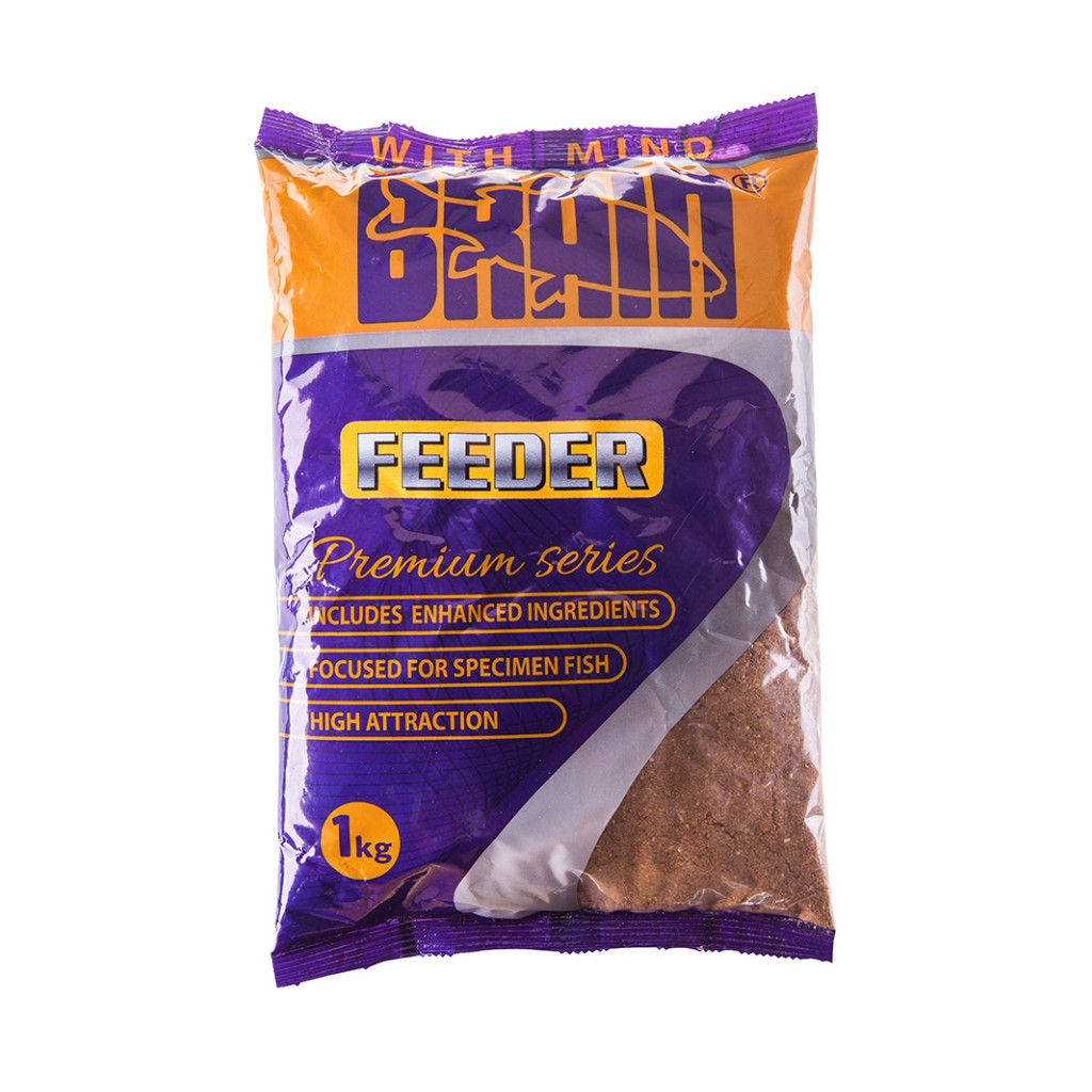 Прикормка Brain_Fishing_ТОВ PREMIUM FEEDER (премиум фидер) 1 kg (1858.30.02) - зображення 1
