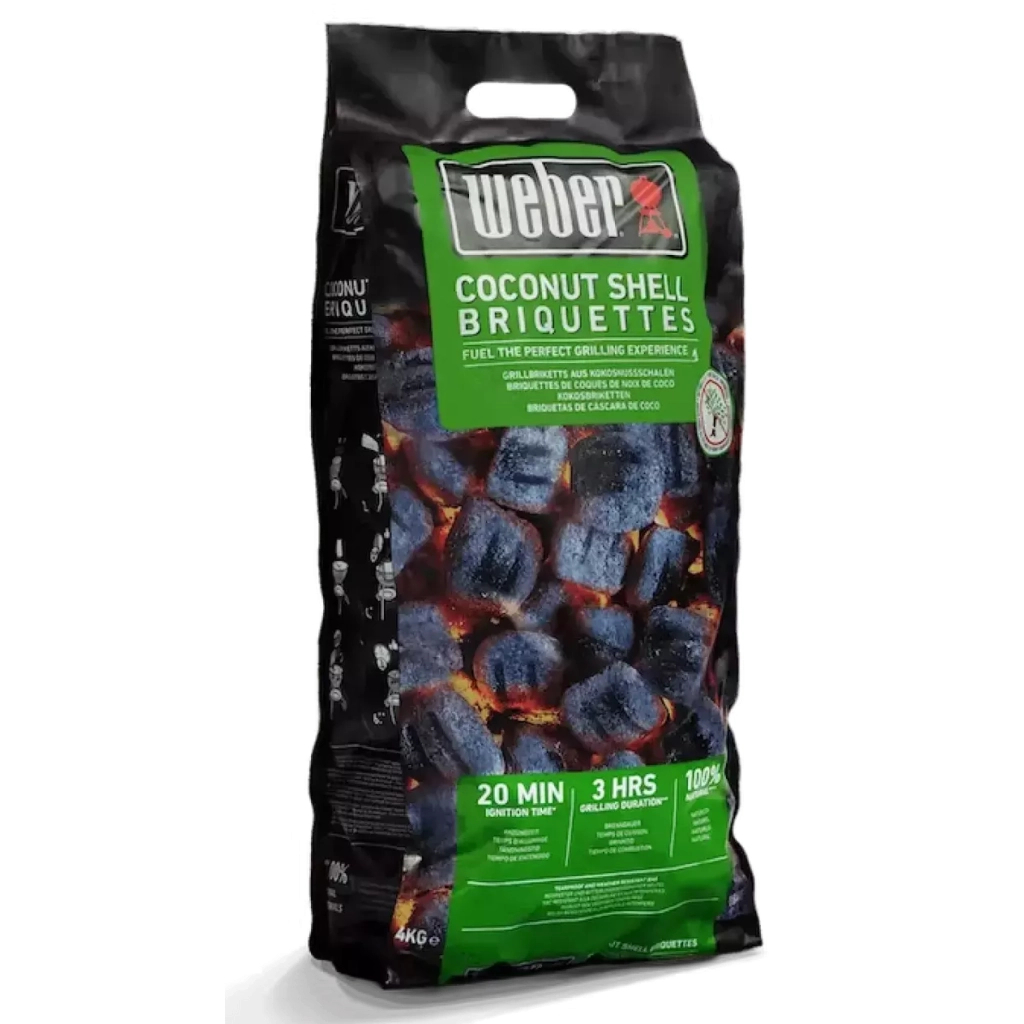 Брикети Weber з кокосової стружки 4 кг (18401) - изображение 2