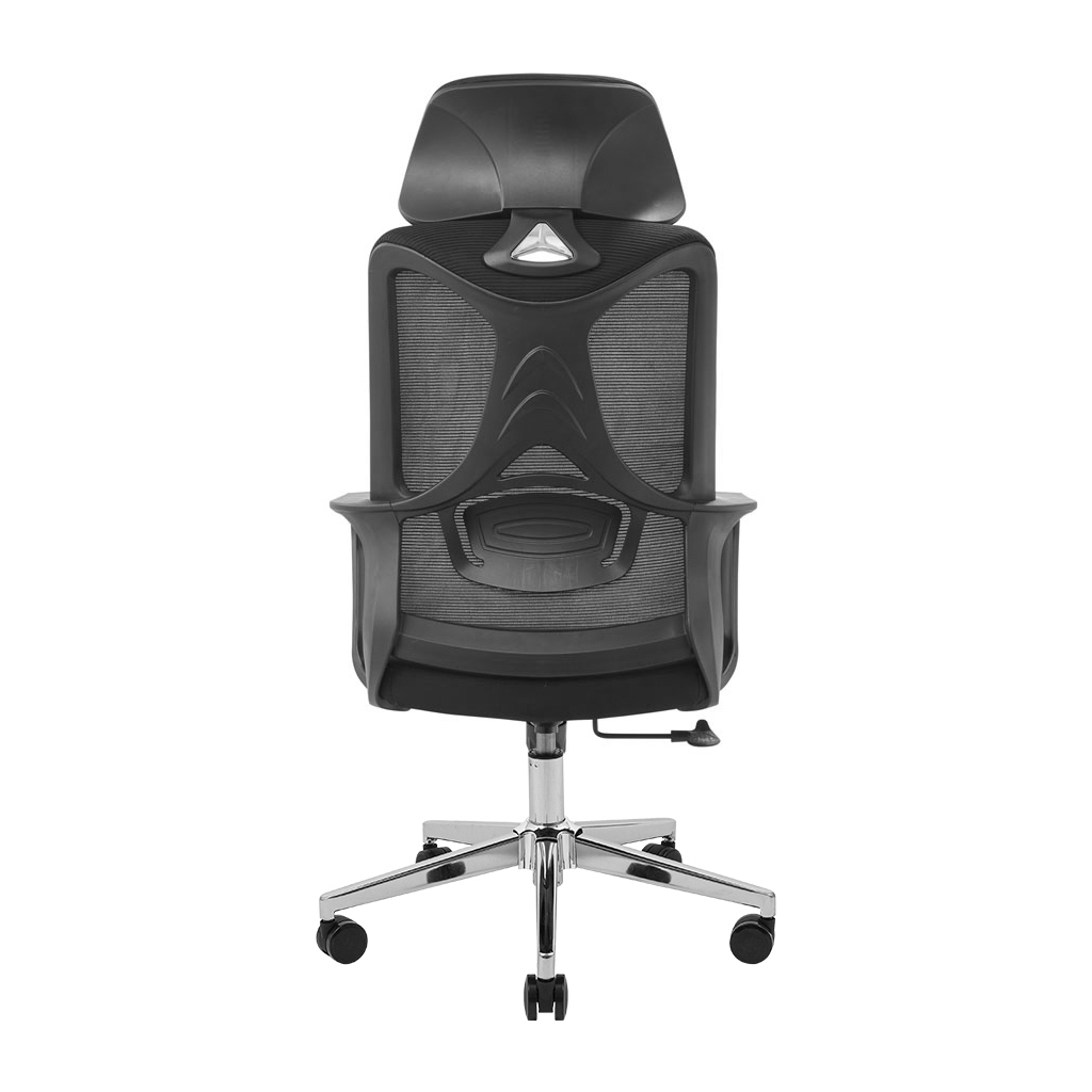 Офісне крісло Richman Монеро Хром M-1 (Tilt) Сітка чорна (ADD0003210) - зображення 4