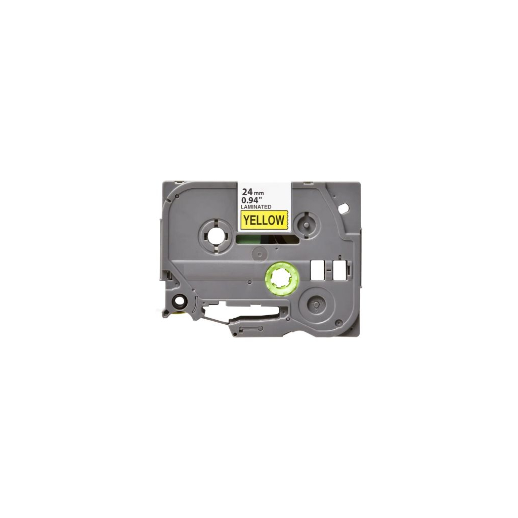 Стрічка для принтера етикеток UKRMARK B-SL-T651P, самоламінуюча, 24мм, black on yellow, аналог TZe-SL651 (900329) - зображення 2
