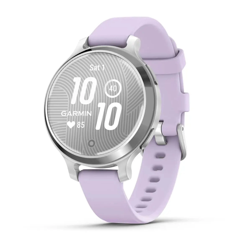 Смарт-годинник Garmin Lily 2 Active, Silver/Jasmine Purple, Silicone, (010-02891-01) - зображення 1