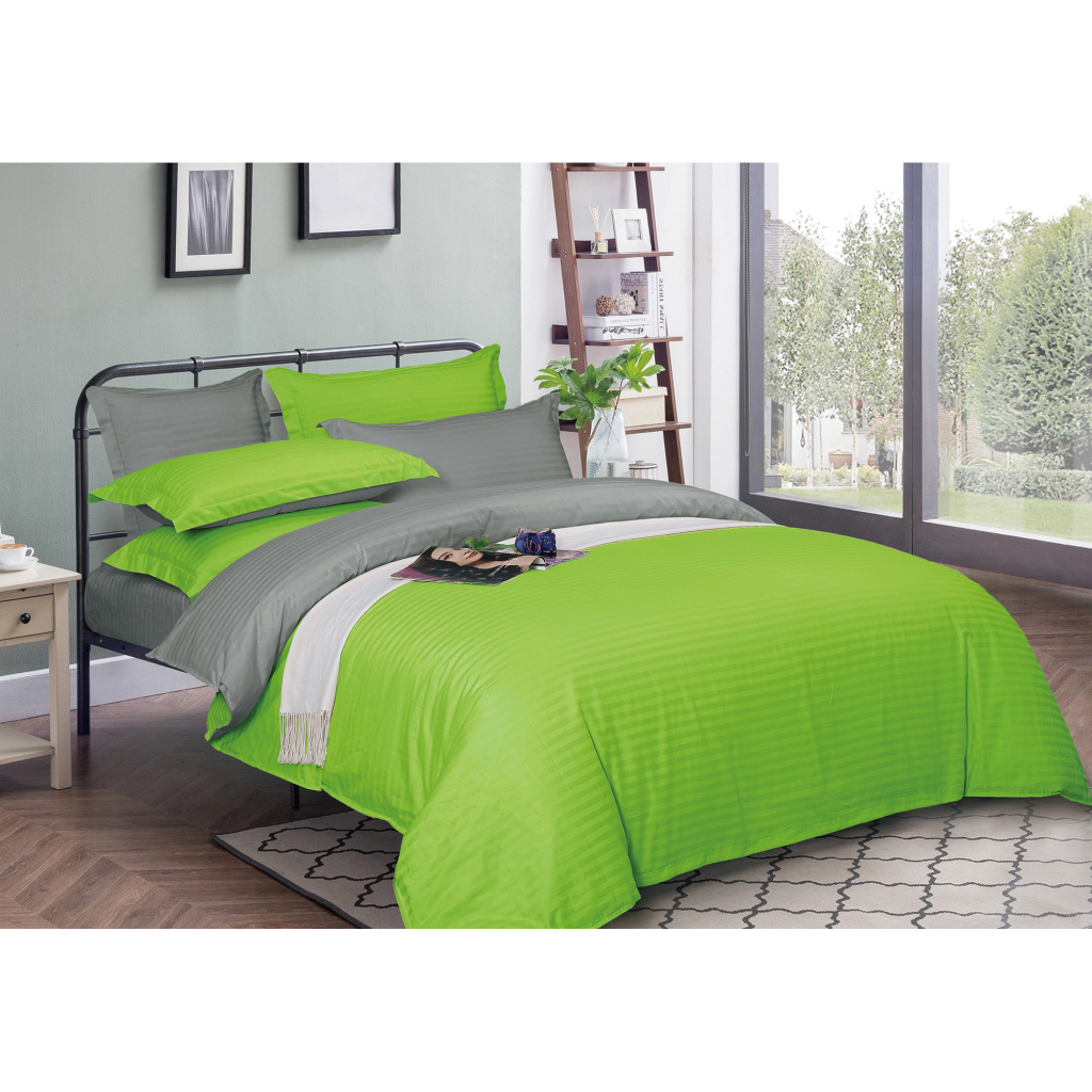 Підковдра MirSon Satin Stripe 30-0016 + 30-0010 Danik 220х240 см (2200005261651) - зображення 1